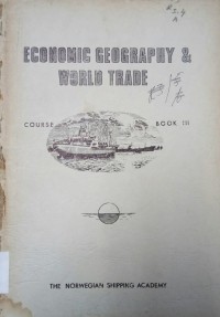 Economic Geography And World Trade : Course Book 3