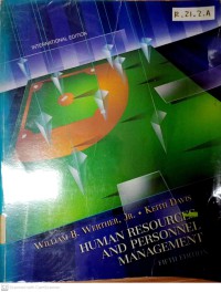 Human Resources And Personnel Management (Fifth Edition)