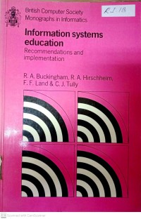 Information Systems Education : Recommendations And Implementation