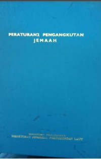 Peraturan - Peraturan Pengangkutan Jemaah