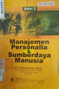 Manajemen Personalia & Sumberdaya Manusia