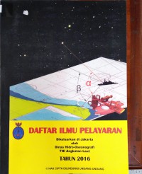 Daftar Ilmu Pelayaran 2016