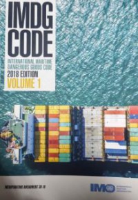 IMDG Code : International Maritime Dangerous Goods Code 2018 Ed vol. 1