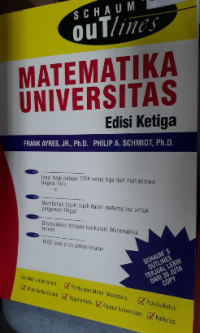 Matematika Universitas Edisi 3