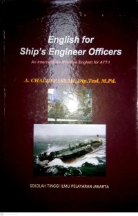 English For Ship's Engineer Officers An Intermediate Maritime English For ATT 1