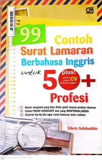 99 Contoh Surat Lamaran Berbahasa Inggris