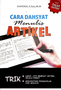 Cara Dahsyat Menulis Artikel