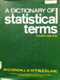 A Dictionary of Statistical Terms 4th Ed