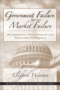 Government Failure versus Market Failure : Microeconomic Policy Research and Government Performance