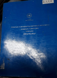 Peraturan Pemerintah Republik Indonesia Nomor 81 Tahun 2000 Tentang Kenavigasian