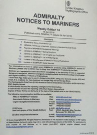 Admiralty Notices to Marines Weekly Edition 16