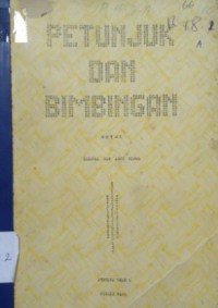 Petunjuk dan Bimbingan untuk Nahkoda dan Anak Kapal