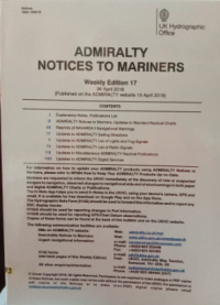 Admiralty Notices To Mariners Weekly Edition 17