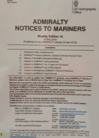 Admiralty Notices To Mariners Weekly Edition 19