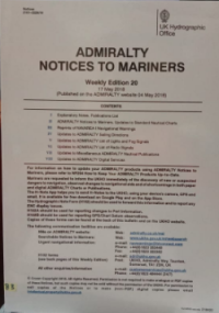 Admiralty Notices To Mariners Weekly Edition 20