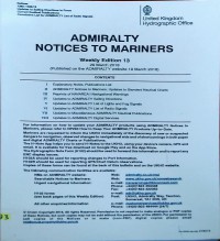 Admiralty Notices to Marines Weekly Edition 13