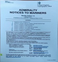 Admiralty Notices to Marines Weekly Edition 14