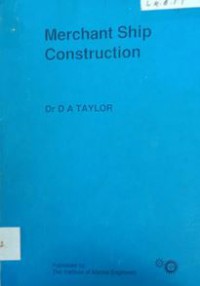 Merchant Ship Construction 4th ed