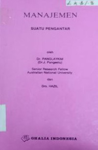 Manajemen Suatu Pengantar