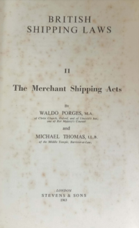 British Shipping Laws Volume 11