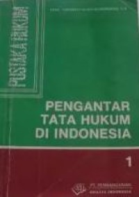 Pengantar Tata Hukum Di Indonesia 1