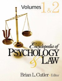 Encyclopedia Of Psychology And Law