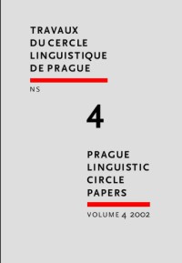 Prague Linguistic Circle Papers : v. 4