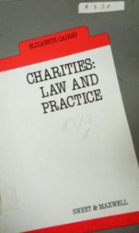 Charities : Law and Practice