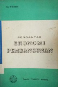 Pengantar Ekonomi Pembangunan