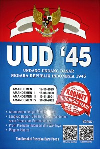 Undang - Undang Dasar Republik Indonesia Tahun 1945