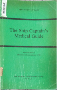 The Ship Captain's Medical Guide Ed.20 1973