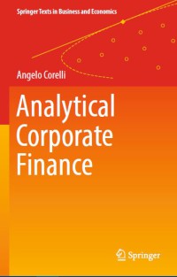 Analytical Corporate Finance