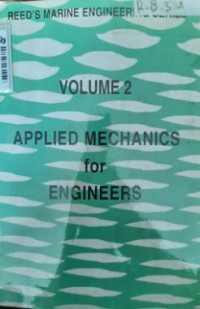 Reed's Applied Mechanics For Engineering Vol 2