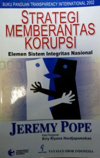 Strategi Memberantas Korupsi