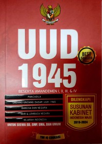 UUD 1945 Beserta Amandemen I, II, III & IV