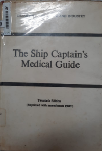 The Ship Captain's Medical Guide Ed.20 1980