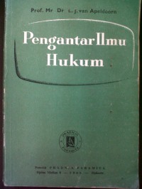 Pengantar Ilmu Hukum