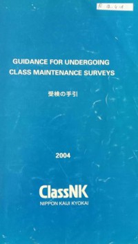 Guidance For Undergoing Class Maintenance Surveys