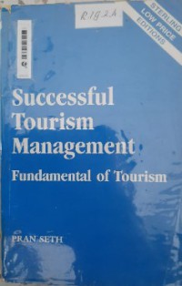 Successful Tourism Management:Fundamental of Tourism