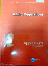 Radio Regulations 2 : Appendices Edition of 2008