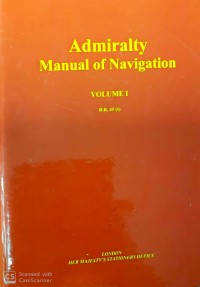 Admiralty Manual Of Navigation Volume 1 b.r. 45 (1)