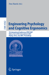 Engineering Psychology And Cognitive Ergonomics