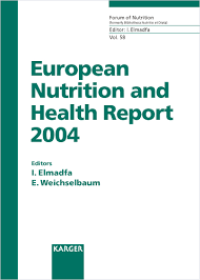 European Nutrition and Health Report 2004