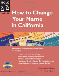 How to Change Your Name in California, 11th edition