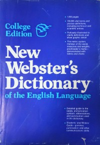 New Webster's Dictionary Of The English Language College Edition