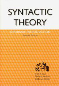 Syntactic theory : a formal introduction