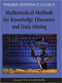 Mathematical Methods for Knowledge Discovery and Data Mining