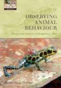 Observing Animal Behaviour