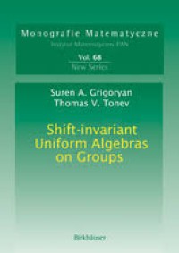 Shift-invariant Uniform Algebras on Groups