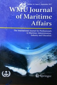 WMU Journal Of Maritime Affairs Vol. 16 Issue 3